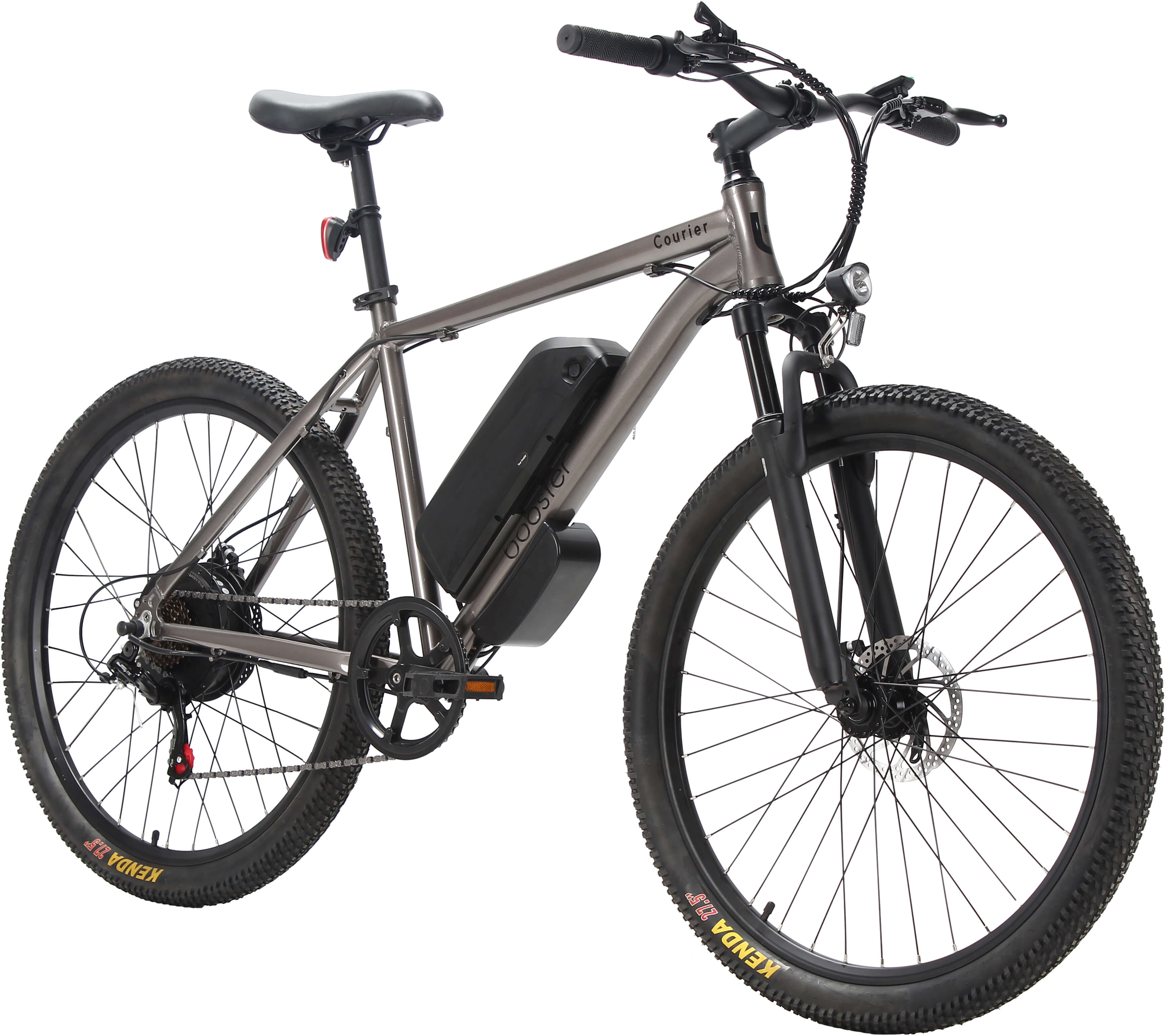 Booster Courier 500W Electric Bike 27.5-inch Wheels 7-Speed Disc Brakes