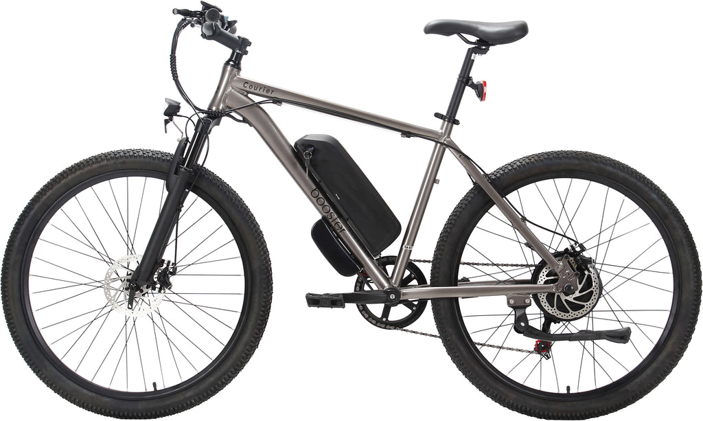 Booster Courier 500W Electric Bike 27.5-inch Wheels 7-Speed Disc Brakes